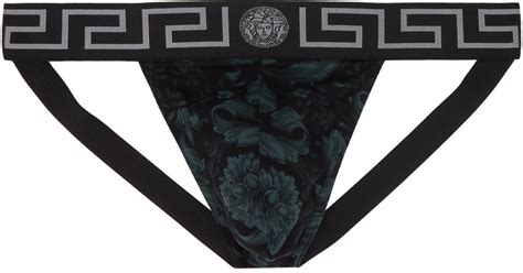 versace black boxers|Versace jockstrap images.